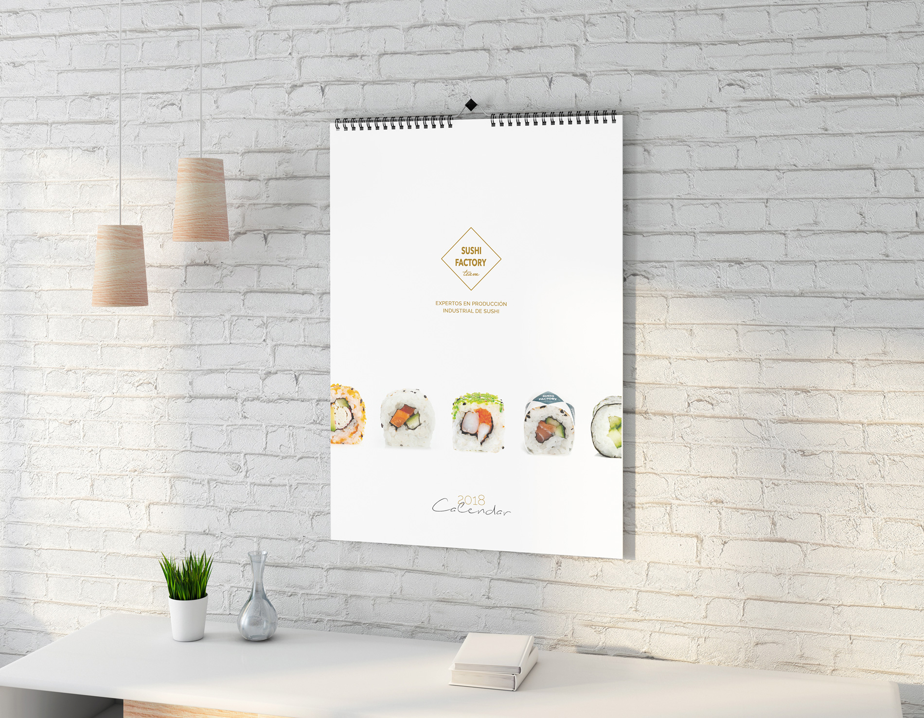 Sushi Factory Team. Diseño Calendario