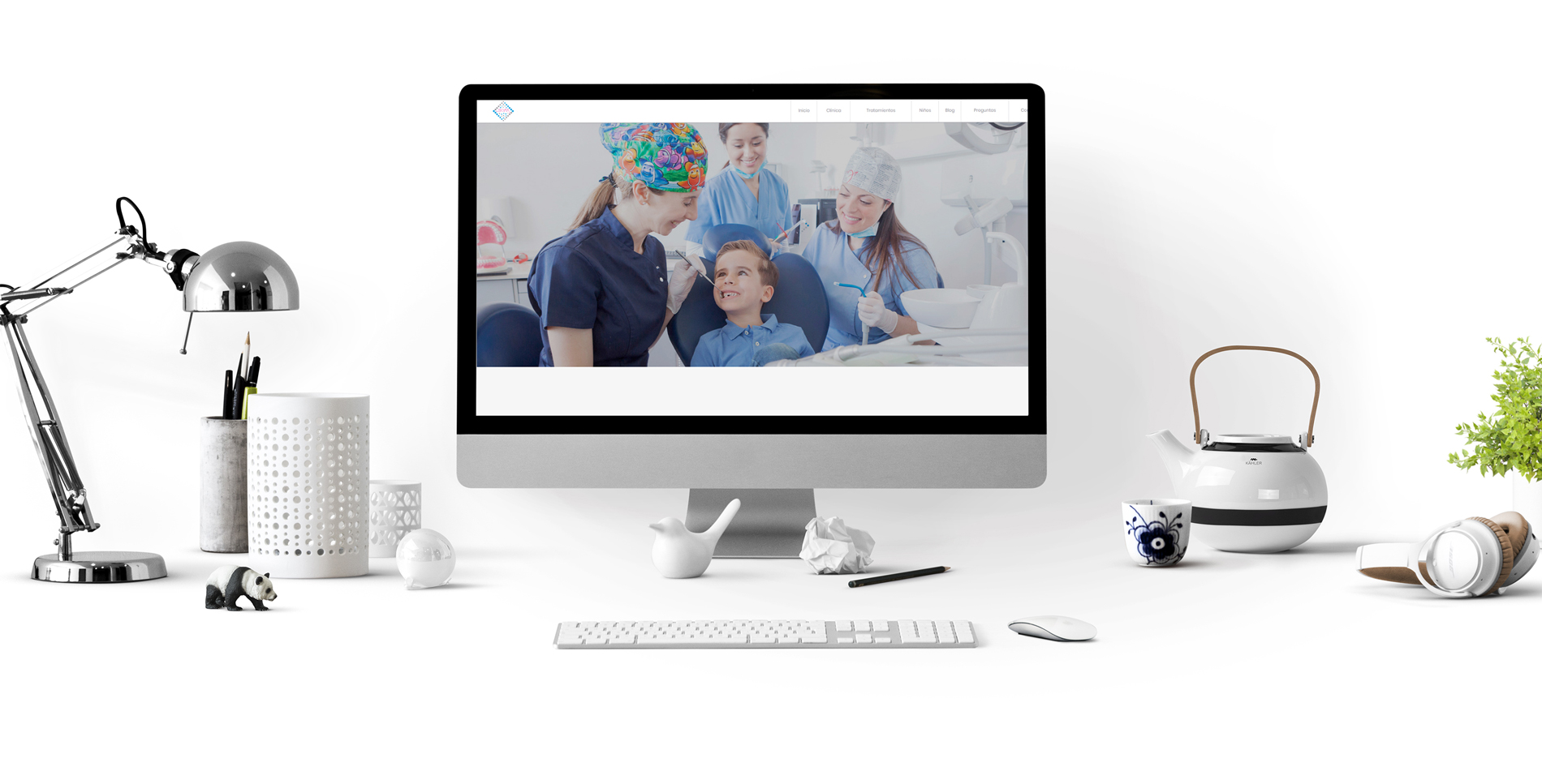 Desarrollo web Clinica Dental Soma. Sección odontopediatría